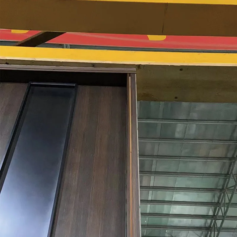 Custom Modern Solid Wood Entry Exterior Front Door Supplier - HIHAUS