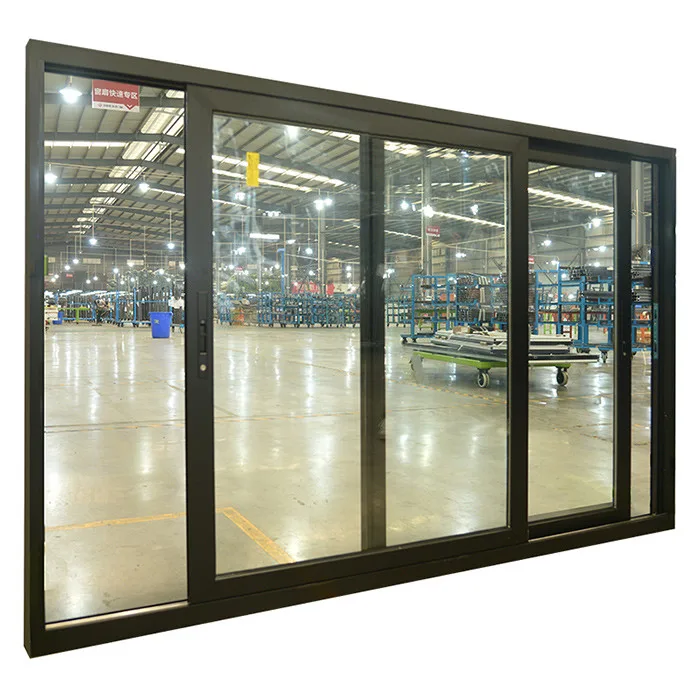 Custom Anthracite Grey Aluminium Double Sliding Window Supplier - HIHAUS