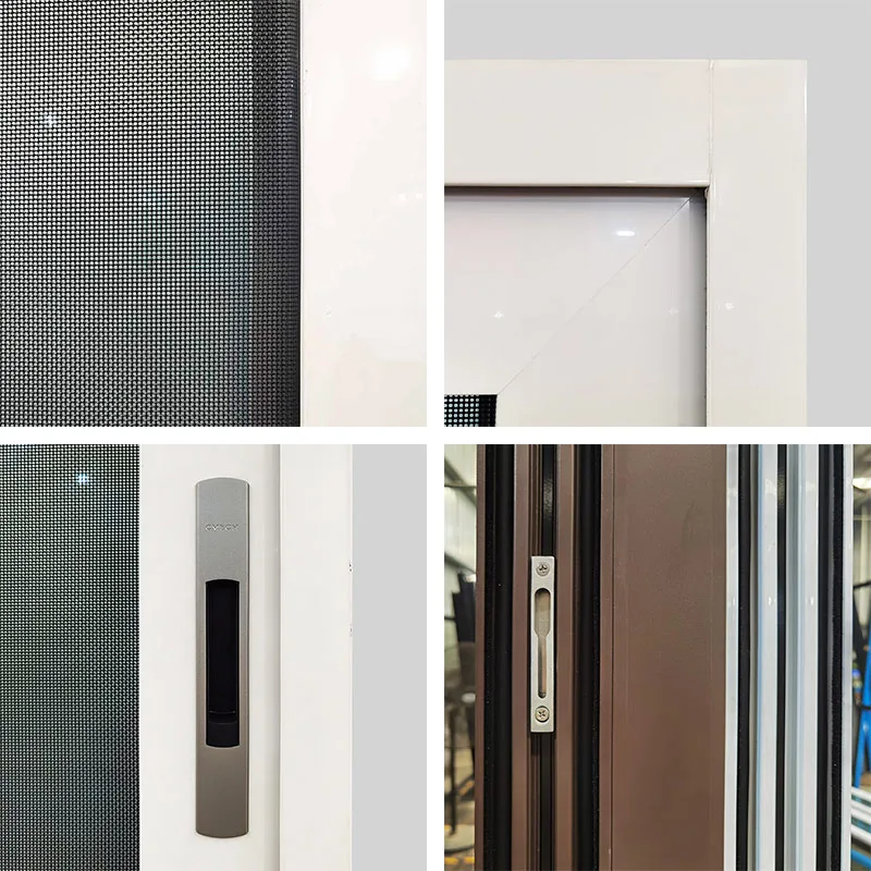 White Aluminum Sliding Magic Dimming Glass Double Sliding Door Supplier - HIHAUS
