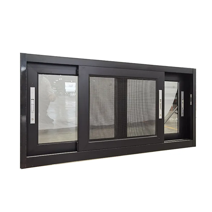 Custom Black Aluminum Basement Bathroom Sliding Window Company - HIHAUS