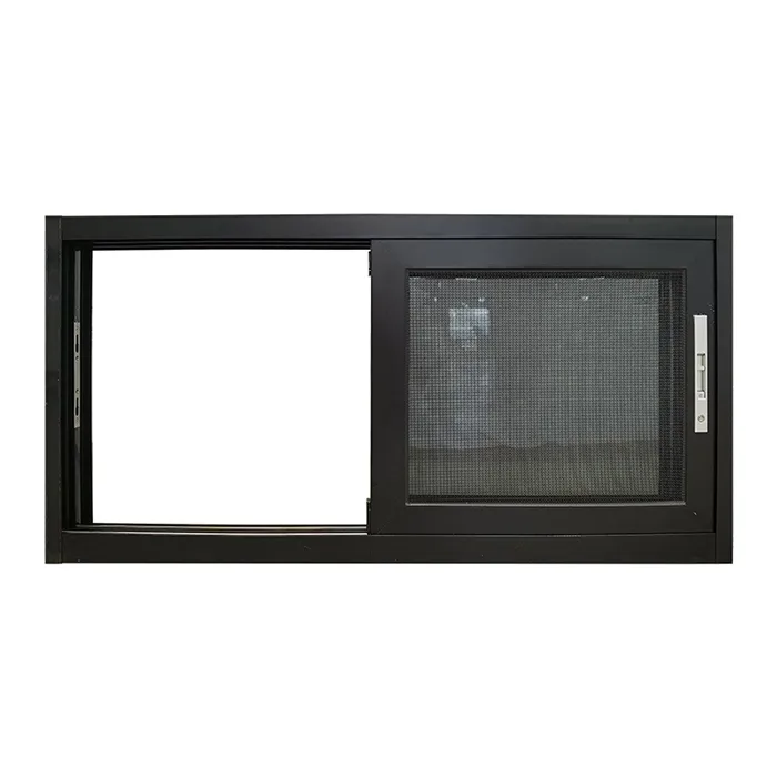 Custom Black Aluminum Basement Bathroom Sliding Window Company - HIHAUS