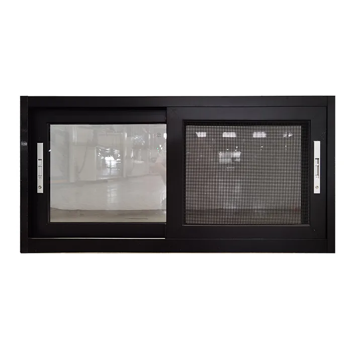 Custom Black Aluminum Basement Bathroom Sliding Window Company - HIHAUS