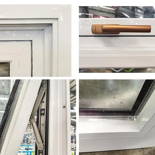 Exterior Patio Aluminium Casement Door With Window Combination - HIHAUS