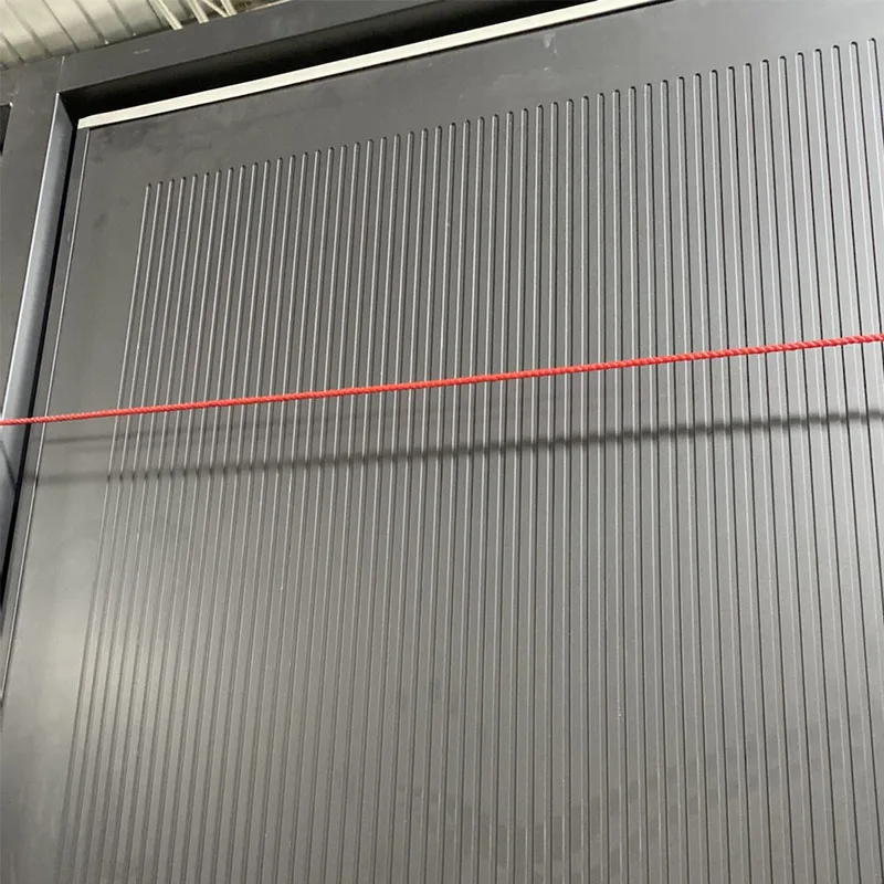 Custom Modern Front Aluminium Residential Exterior Entrance Doors - HIHAUS