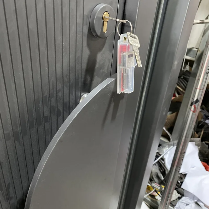 Custom Modern Front Aluminium Residential Exterior Entrance Doors - HIHAUS