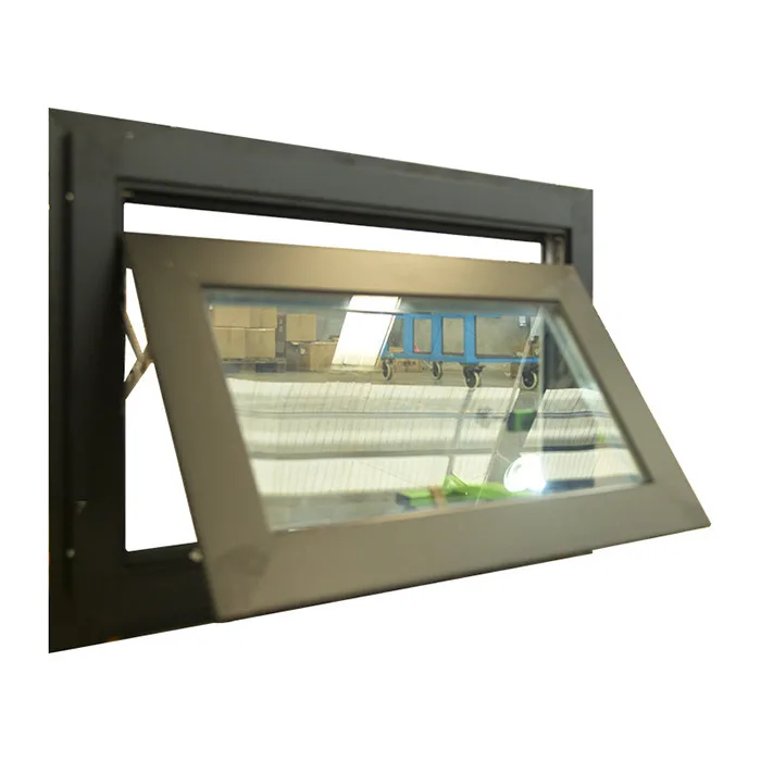 Double Color Residential Single Aluminum Awning Glass Window Supplier - HIHAUS