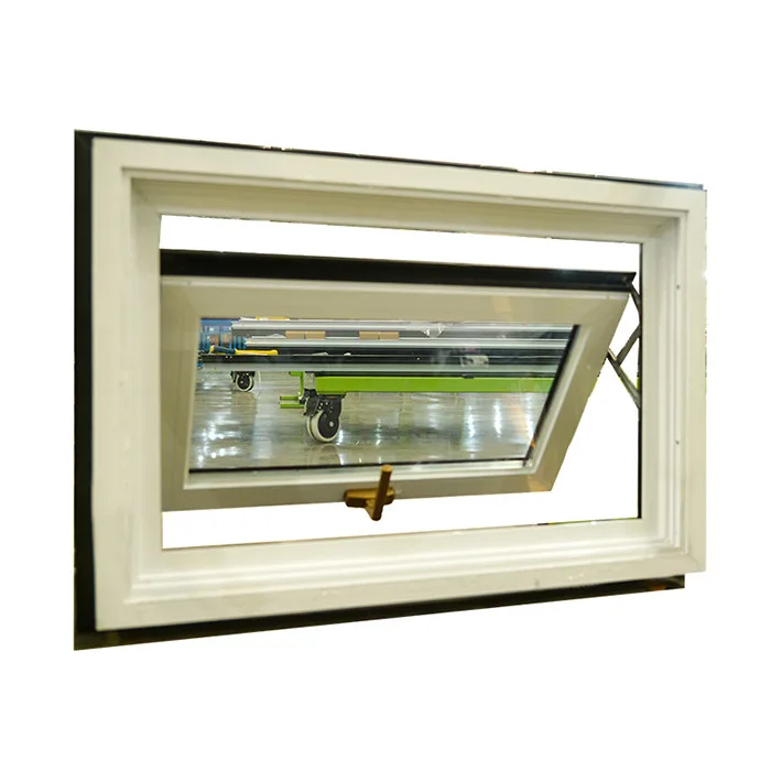 Double Color Residential Single Aluminum Awning Glass Window Supplier - HIHAUS