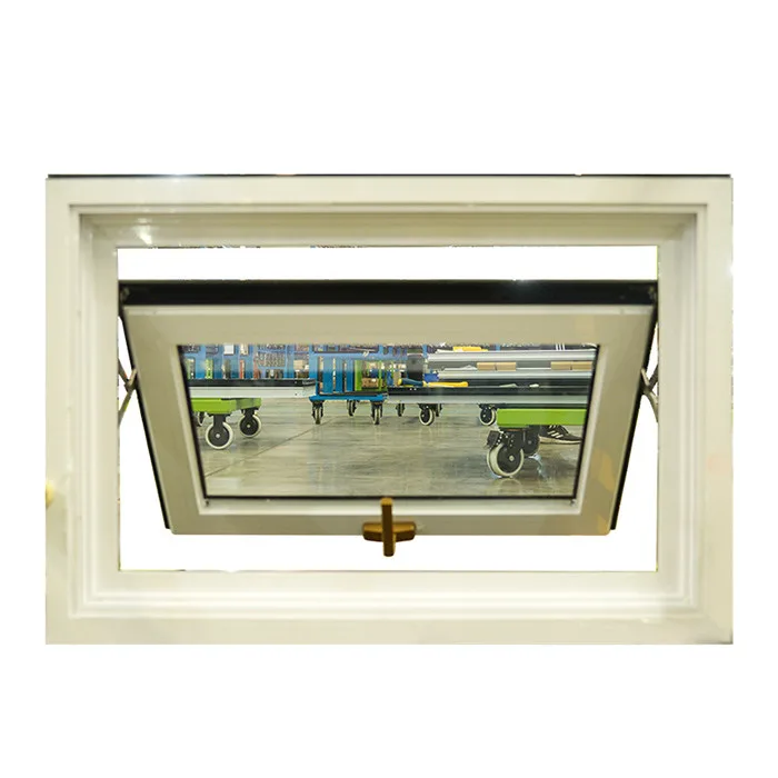 Double Color Residential Single Aluminum Awning Glass Window Supplier - HIHAUS