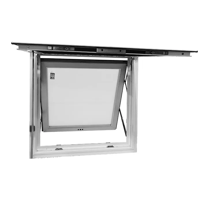 Custom High End Residential White Single Aluminium Awning Window - HIHAUS