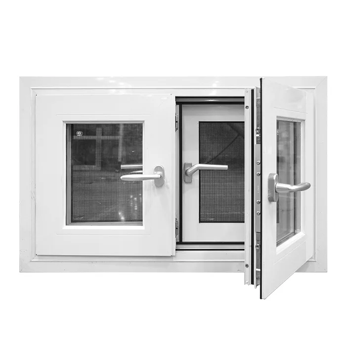 Custom Soundproof Thermal Break Twin Aluminium Casement Window - HIHAUS