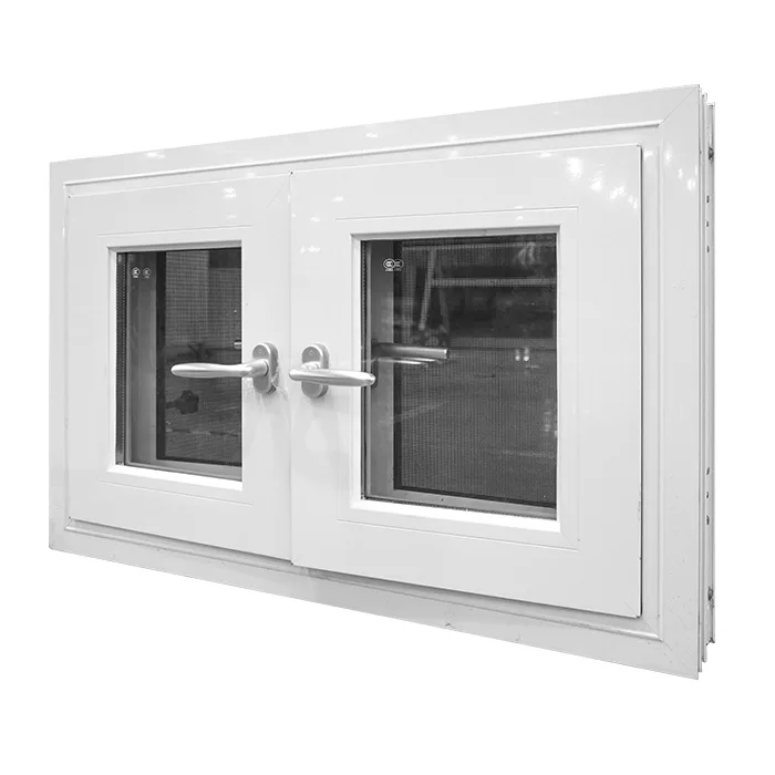 Custom Soundproof Thermal Break Twin Aluminium Casement Window - HIHAUS