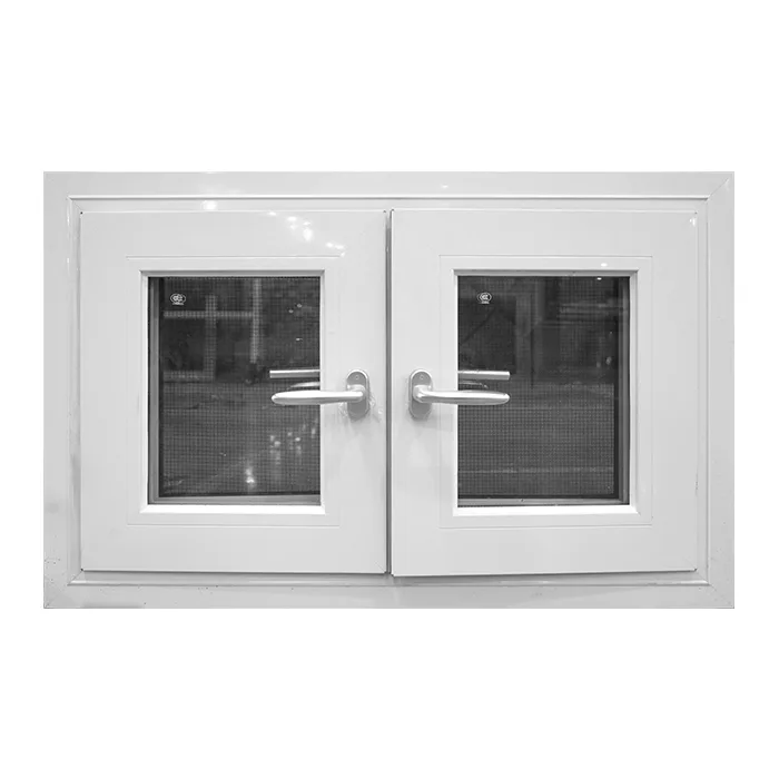 Custom Soundproof Thermal Break Twin Aluminium Casement Window - HIHAUS
