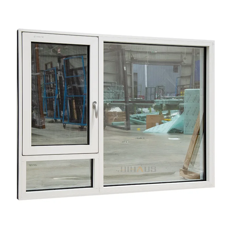 N100 NFRC U Value Aluminium Casement And Picture Window - HIHAUS