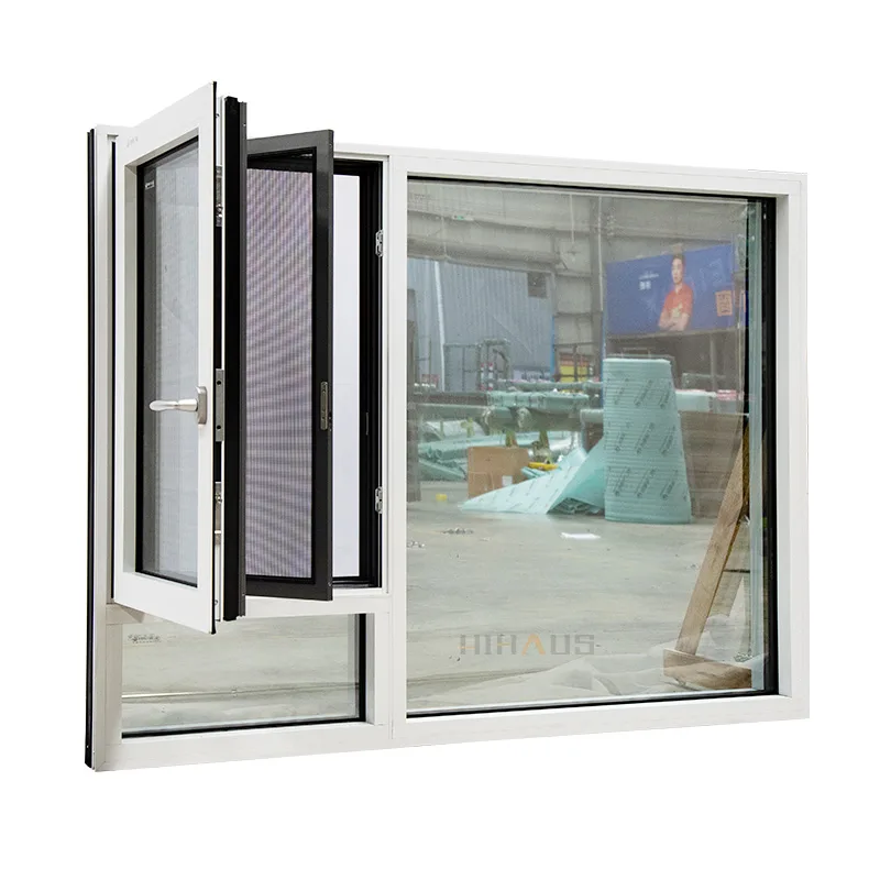 N100 NFRC U Value Aluminium Casement And Picture Window - HIHAUS