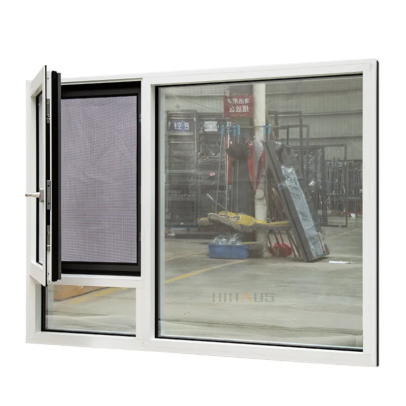 N100 NFRC U Value Aluminium Casement And Picture Window - HIHAUS