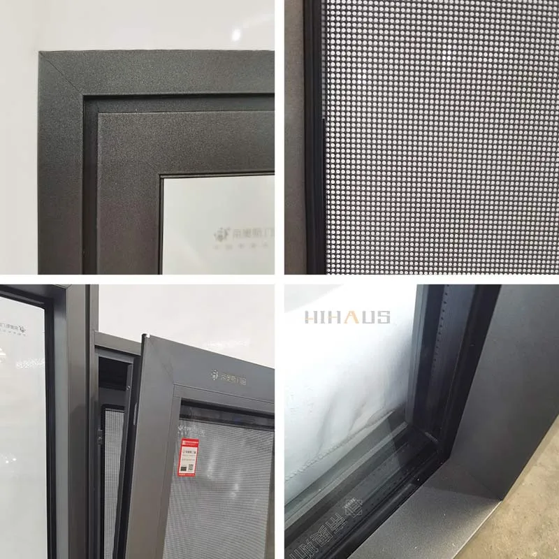 Customized aluminium casement and picture window combination - HIHAUS