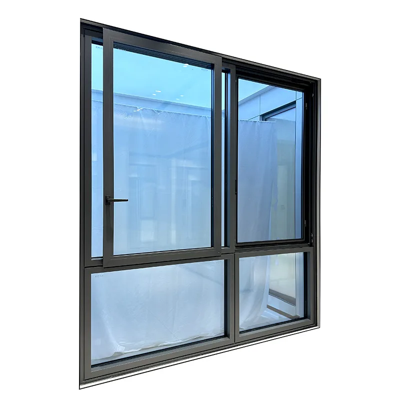 Hihaus Passive House Fixed Glass Aluminum Tilt And Slide Windows - HIHAUS