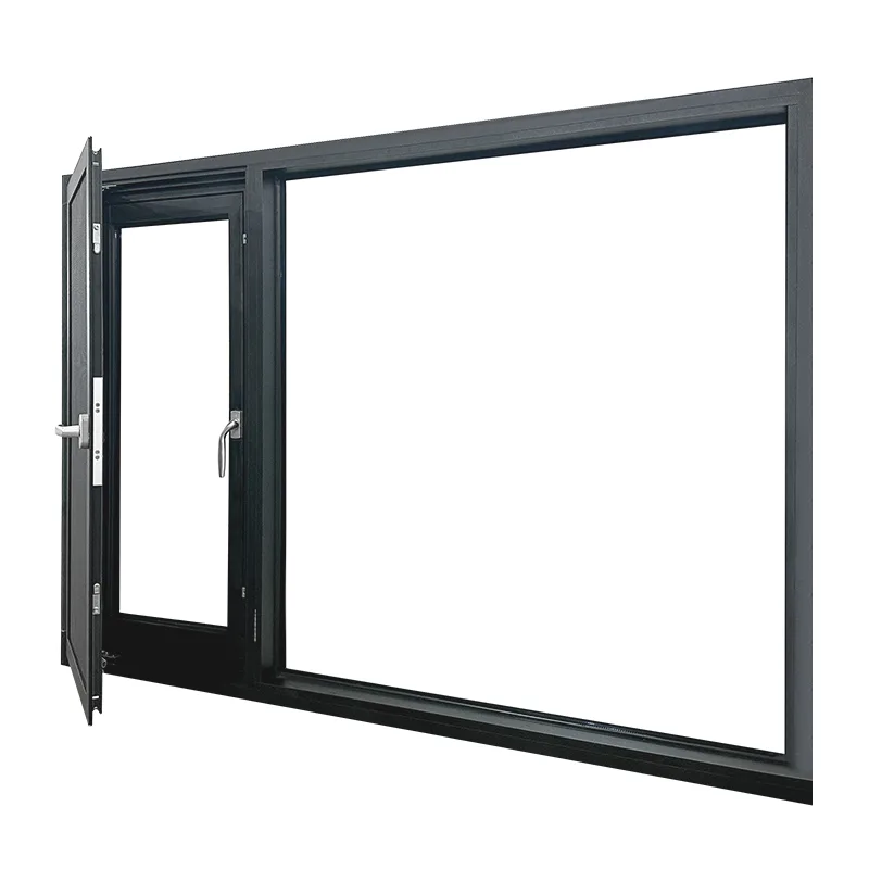 Quality Narrow Slim Frame Aluminium Casement Fixed Windows - HIHAUS