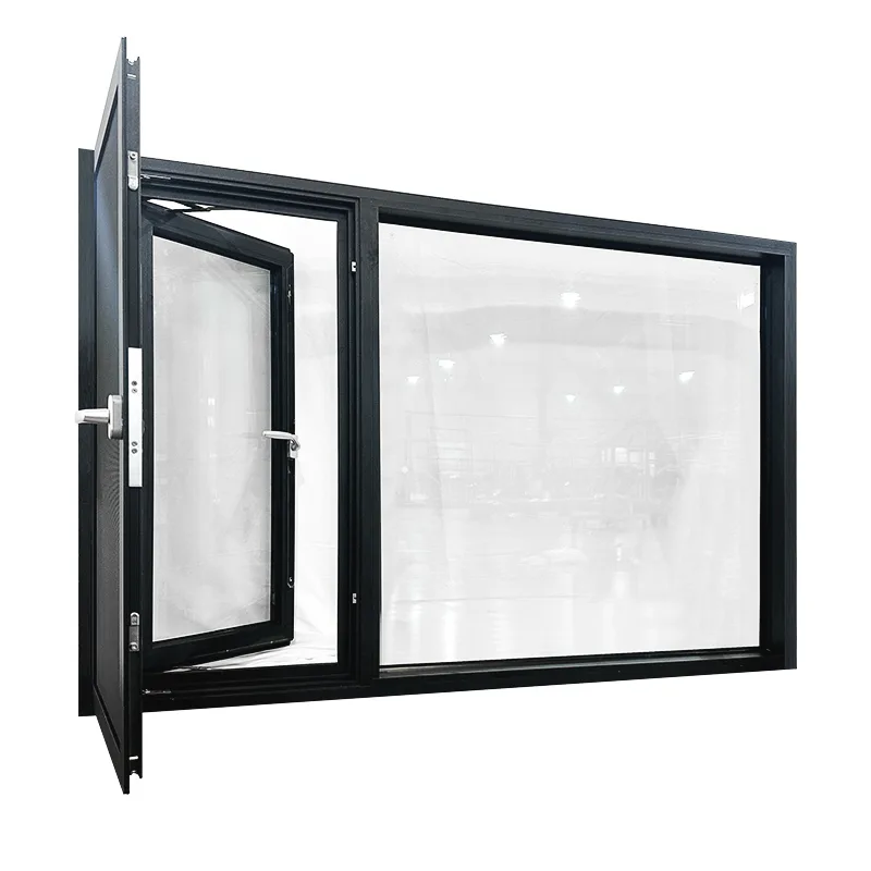 Quality Narrow Slim Frame Aluminium Casement Fixed Windows - HIHAUS