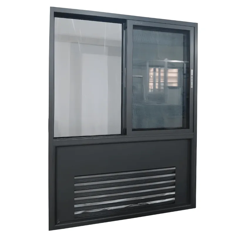 Hotel Aluminum PTAC Sliding Window Unit With Louver Commercial - HIHAUS