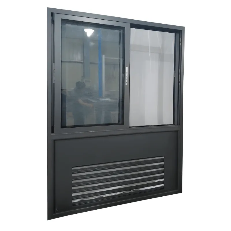 Hotel Aluminum PTAC Sliding Window Unit With Louver Commercial - HIHAUS