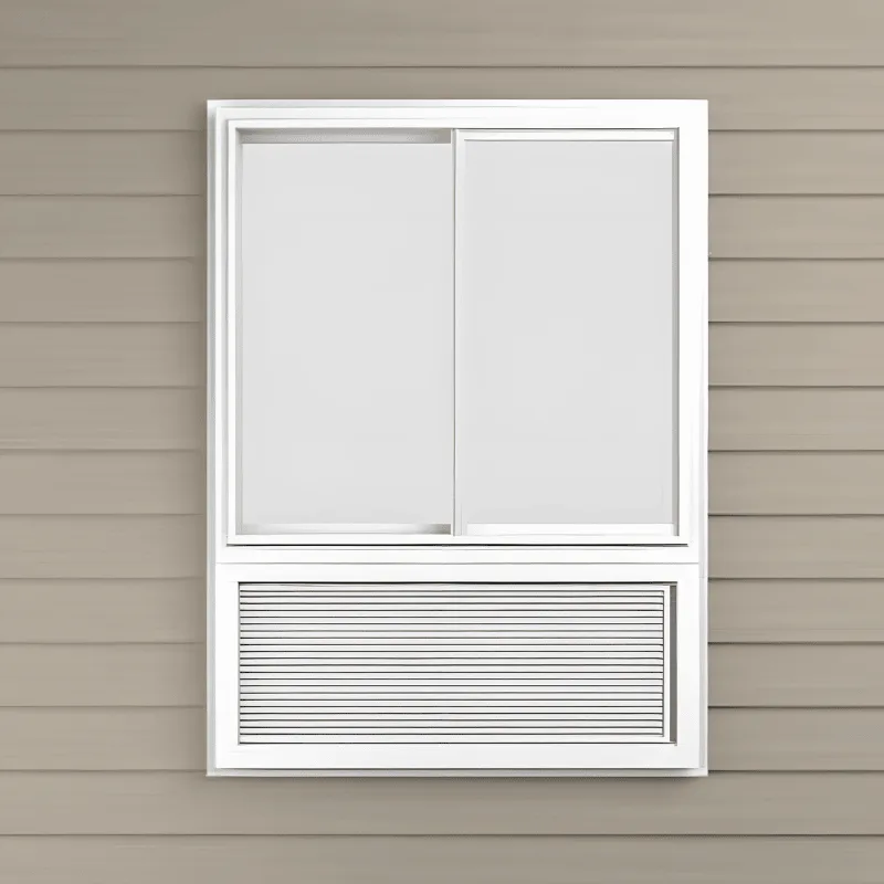 Hotel Aluminum PTAC Sliding Window Unit With Louver Commercial - HIHAUS