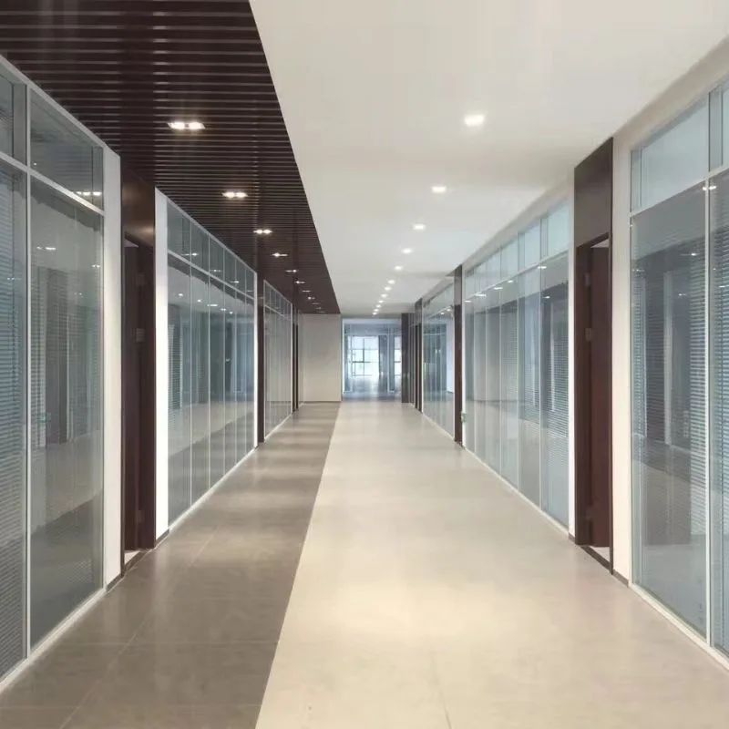 Aluminum commercial soundproof office glass partition wall - HIHAUS