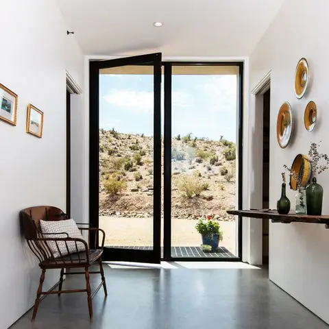 Aluminum Double Swing Casement Glass Doors