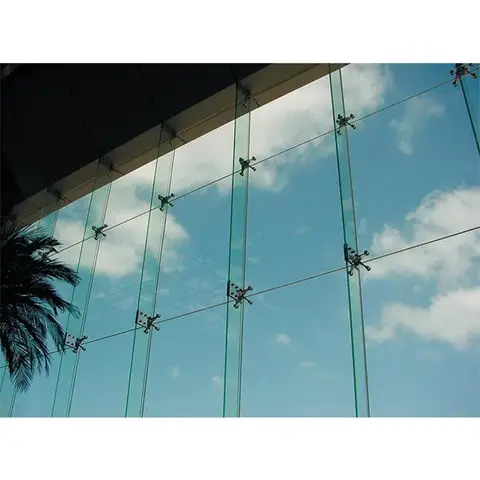 Spider & Glass Fin Curtain Wall – Point Supported