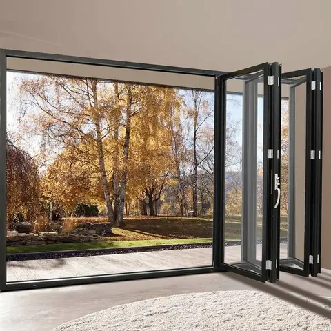 Aluminum Bifold Patio Doors – Thermal Break, Multi-Panel