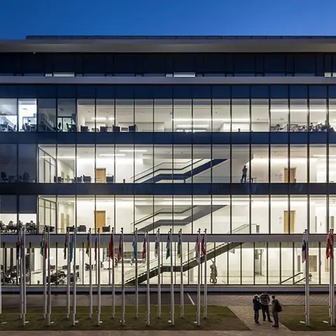 Custom Exterior Stick Curtain Wall