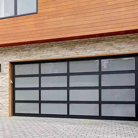 Aluminum Glass Garage Doors – Contemporary Style