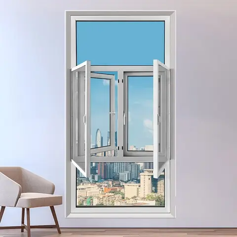 Hihaus Hot White Pvc Upvc Vinyl Casement Window Installation Replacement
