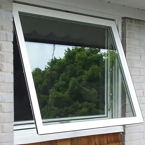 Custom Pvc Upvc Egress Single Hung Vertical Casement Bathroom Awning Window