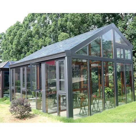 Hihaus Hot Modern Outdoor Aluminum Four Seasons Conservatory Sunrooms