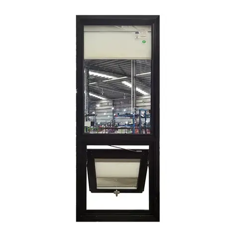 Aluminum Awning Window Combination Electric Fixed Built In Blinds Window